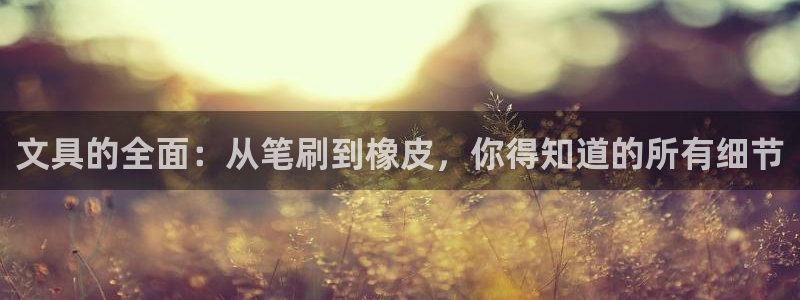 彩名堂计划怎么买胜率高：文具的全面：从笔