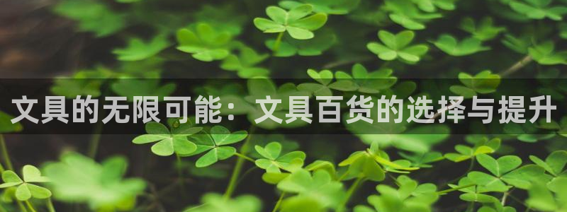 彩名堂用不了：文具的无限可能：文具百货的