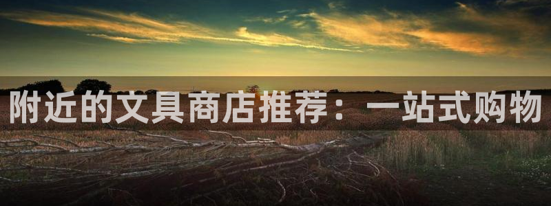 彩名堂官方平台：附近的文具商店推荐：一站